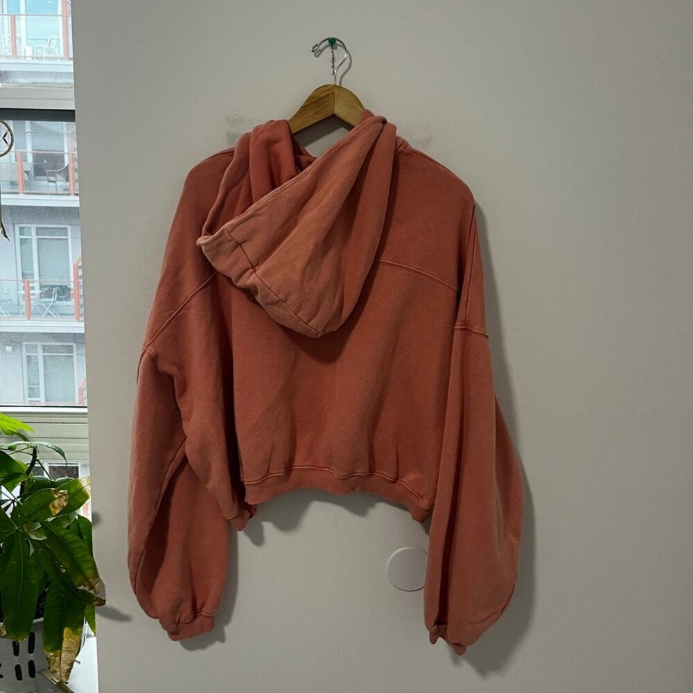 Wild Fable Salmon Pink Quart Zip Hoodie Size 2XL - Picture 5 of 5